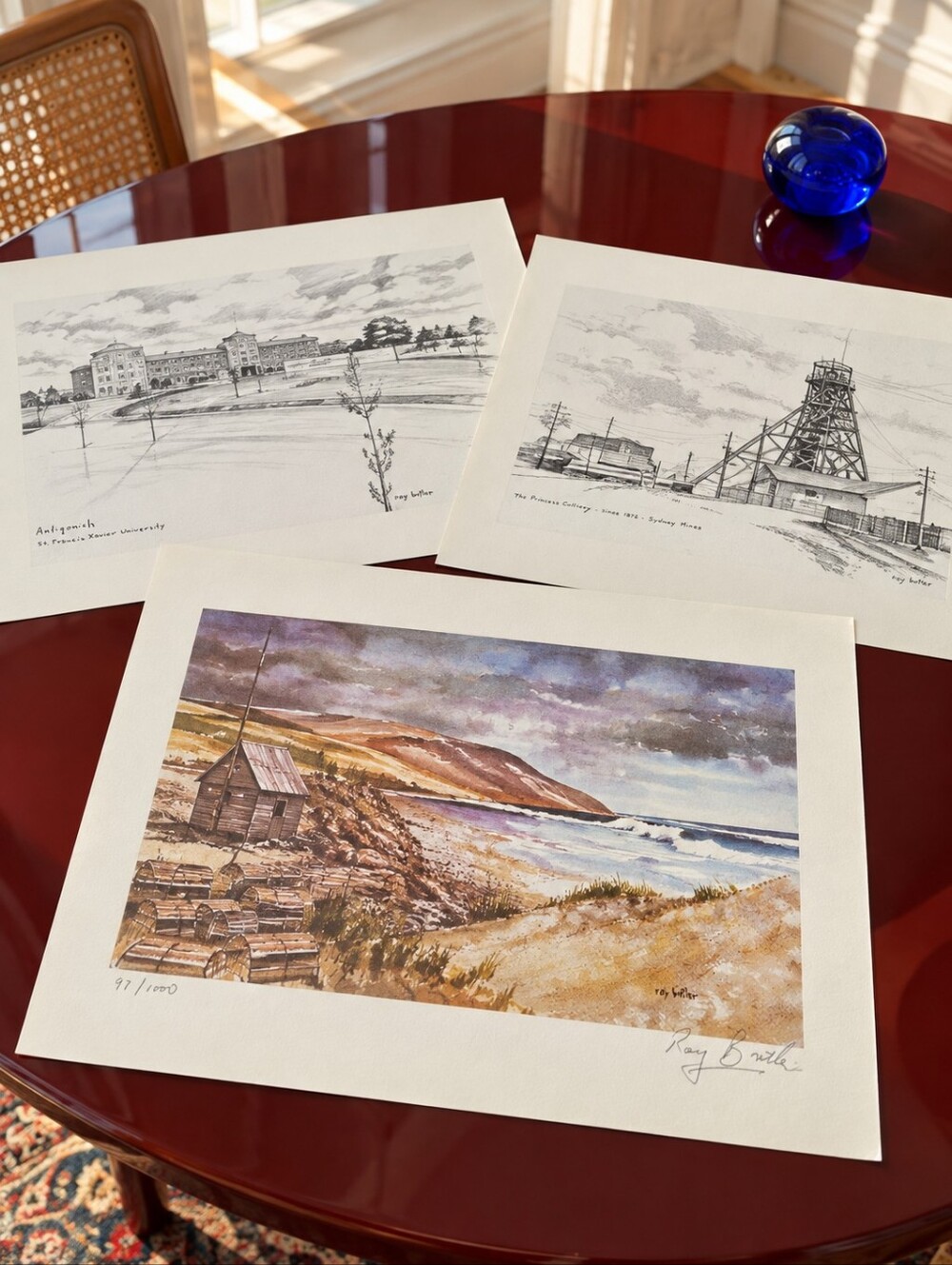 Ray Butler 1981 Moosehead Collection Maritime Art Prints Nova Scotia Set